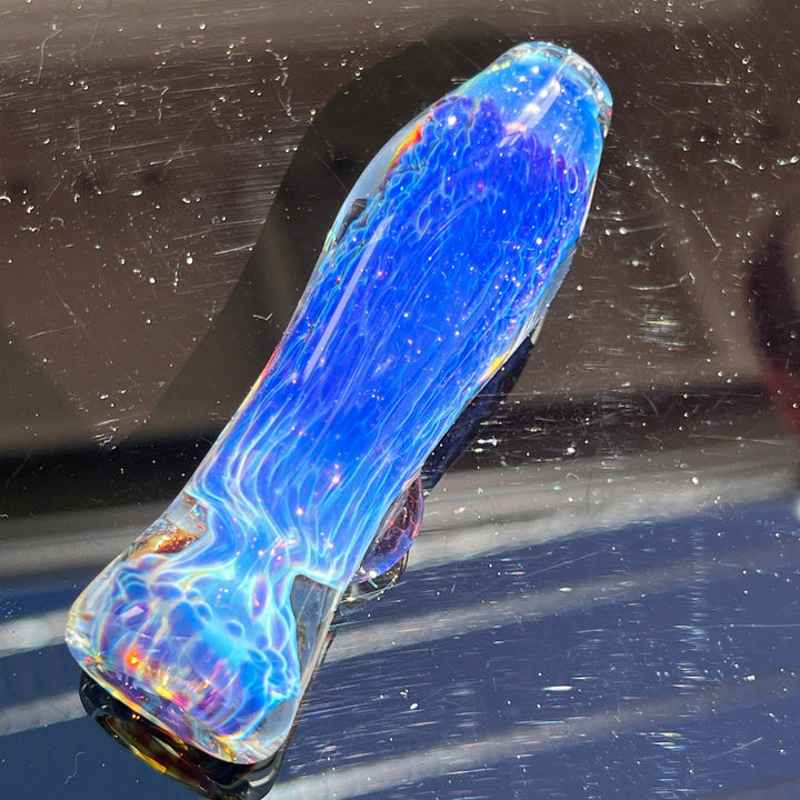 Purple Nebula Chillum Glass Pipe Tako Glass   