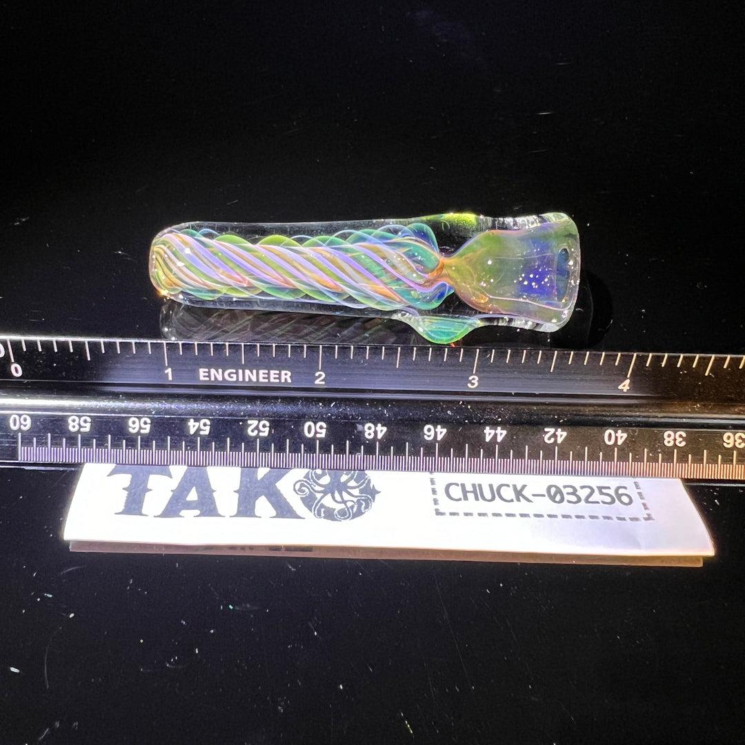 Thick Fume Chillum Glass Pipe Chuck Glass   