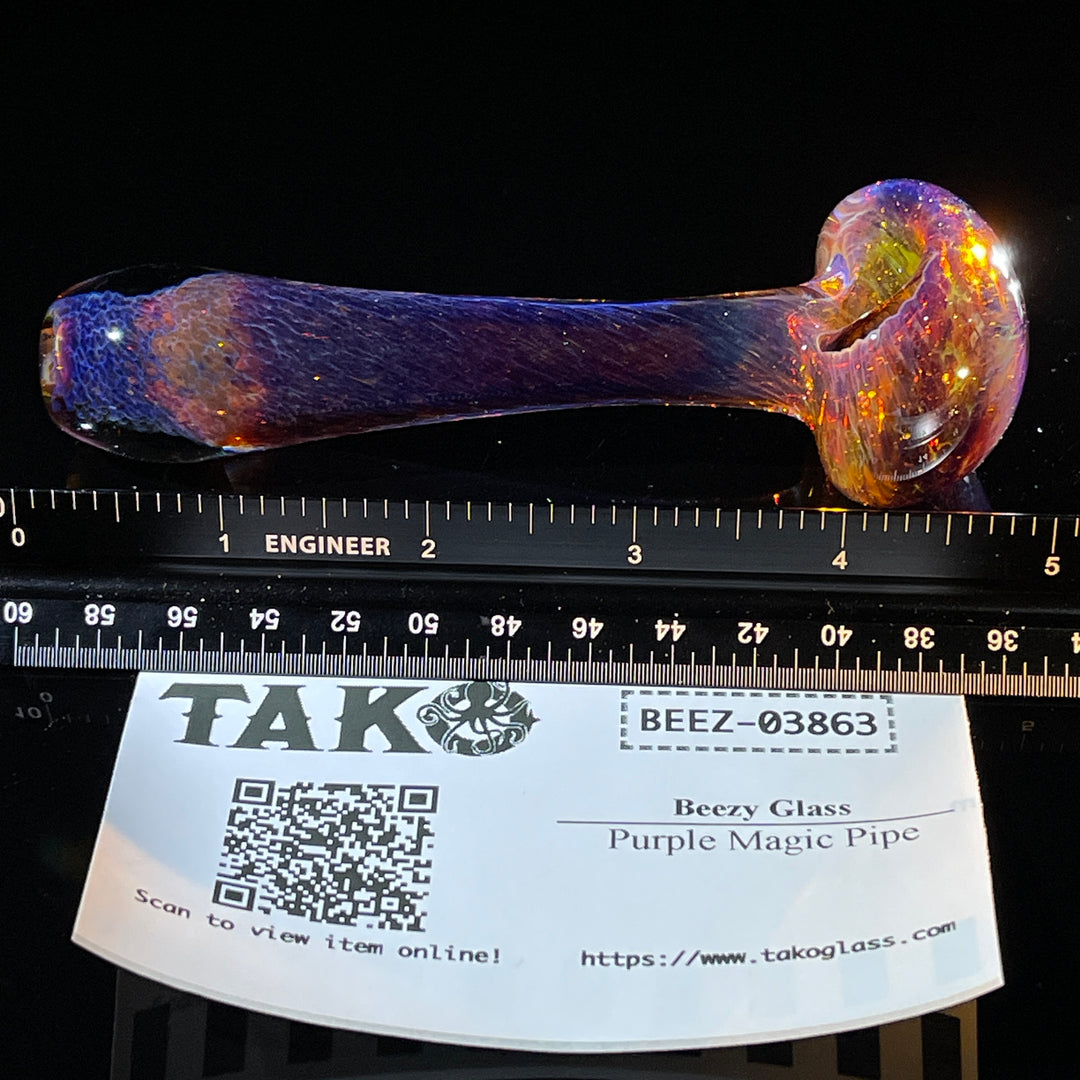 Purple Magic Pipe Glass Pipe Beezy Glass   