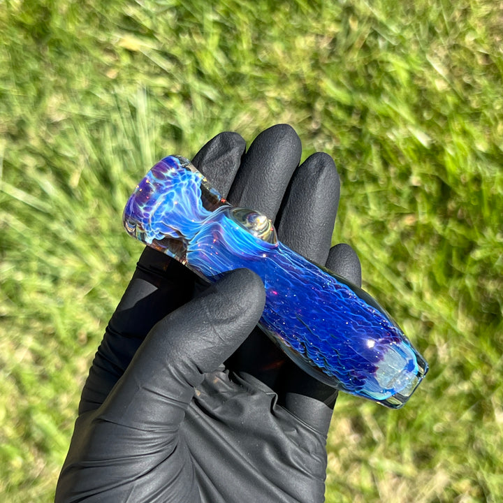 Purple Nebula Chillum Glass Pipe Tako Glass   