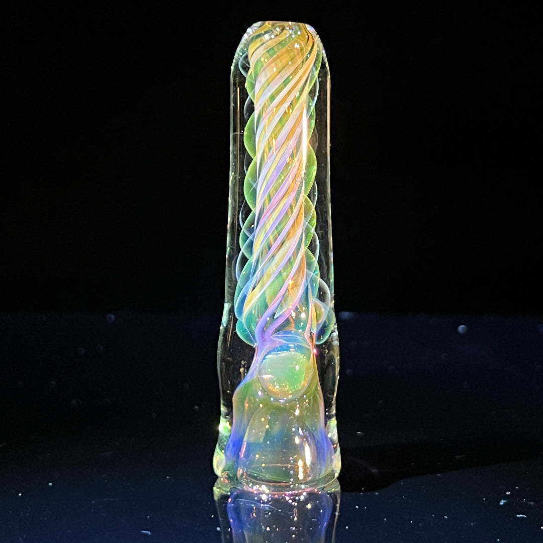 Thick Fume Chillum Glass Pipe Chuck Glass   