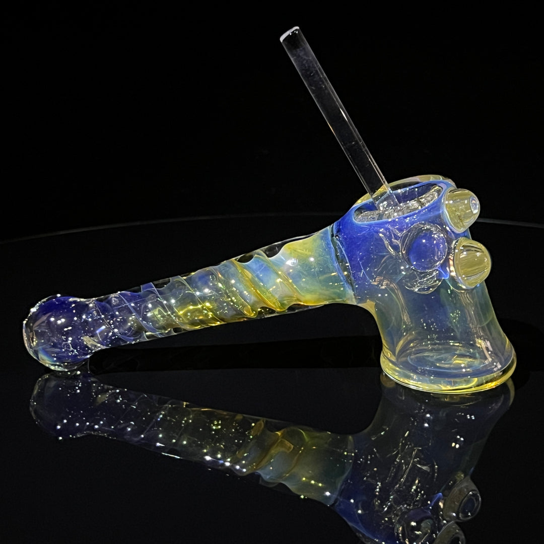 Gold Fumed Hash Hammer Glass Pipe Crondo Glassics