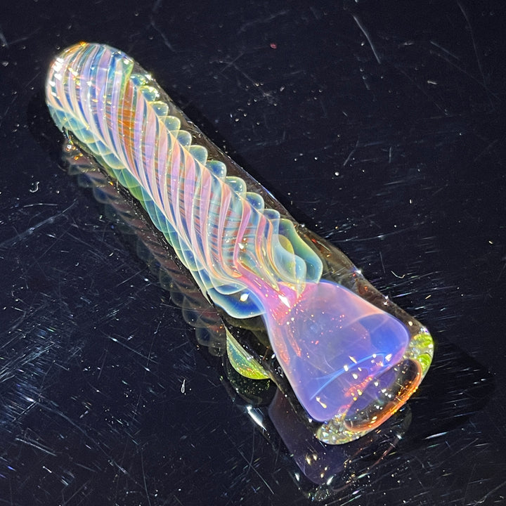 Thick Fume Chillum Glass Pipe Chuck Glass   