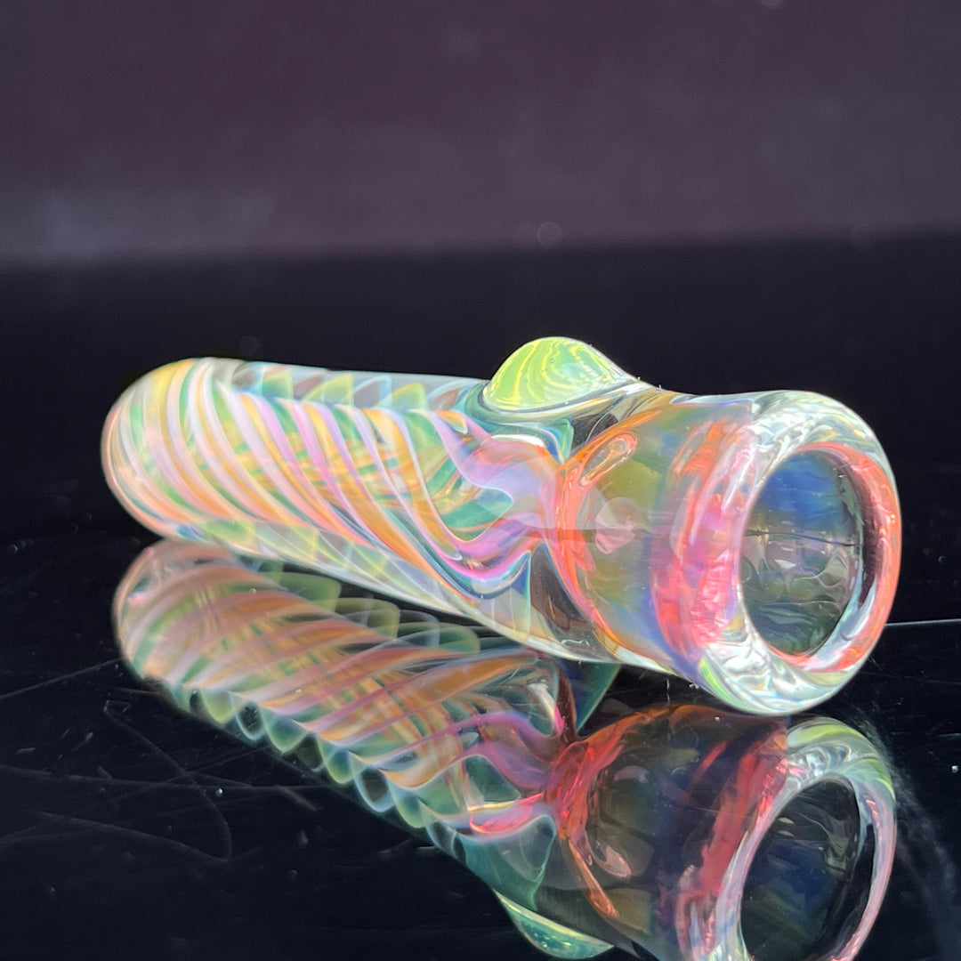 Thick Fume Chillum Glass Pipe Chuck Glass   