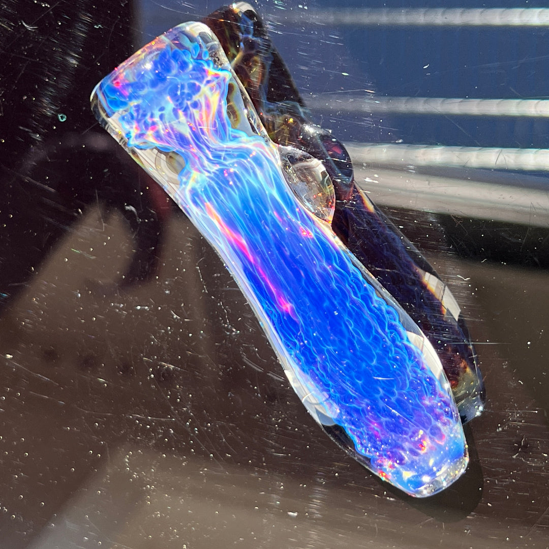 Purple Nebula Chillum Glass Pipe Tako Glass   