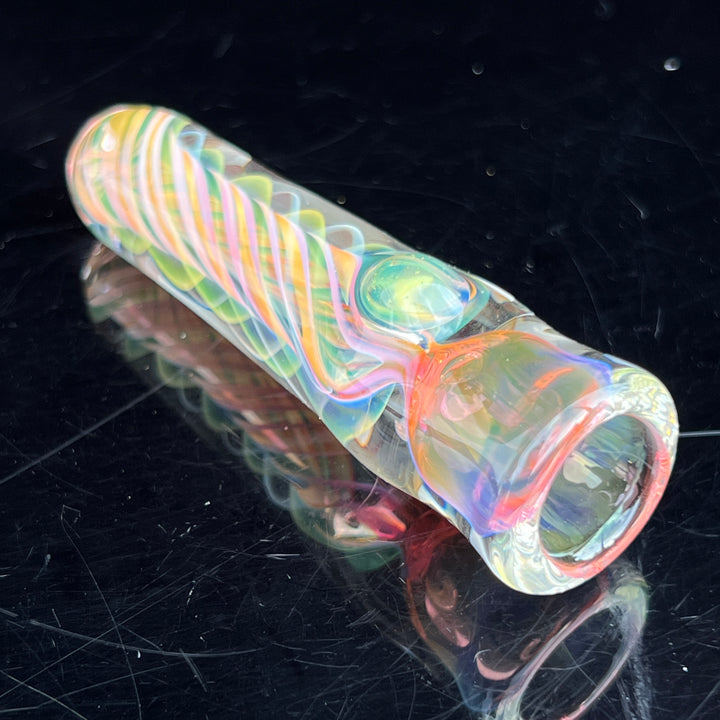 Thick Fume Chillum Glass Pipe Chuck Glass   