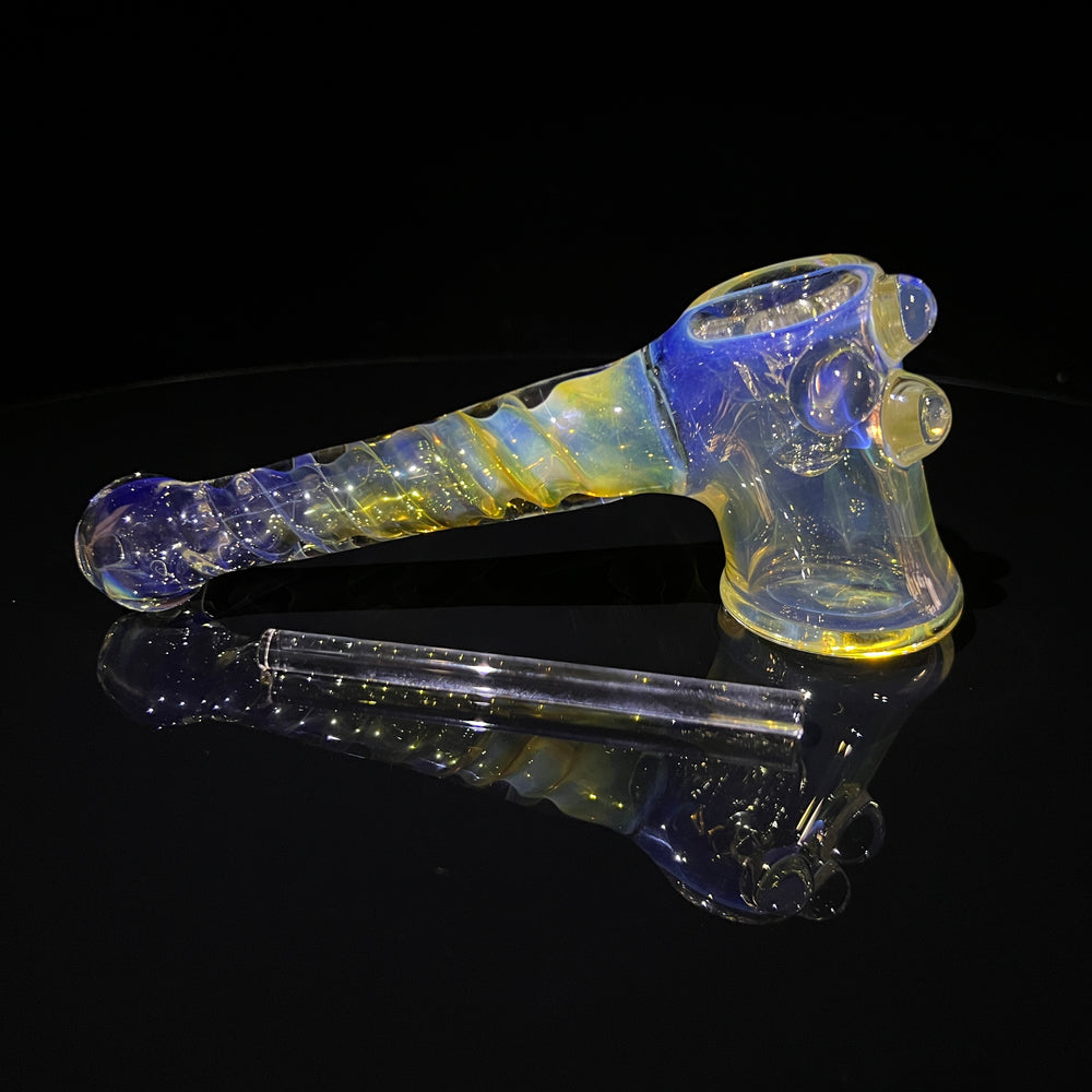 Gold Fumed Hash Hammer Glass Pipe Crondo Glassics