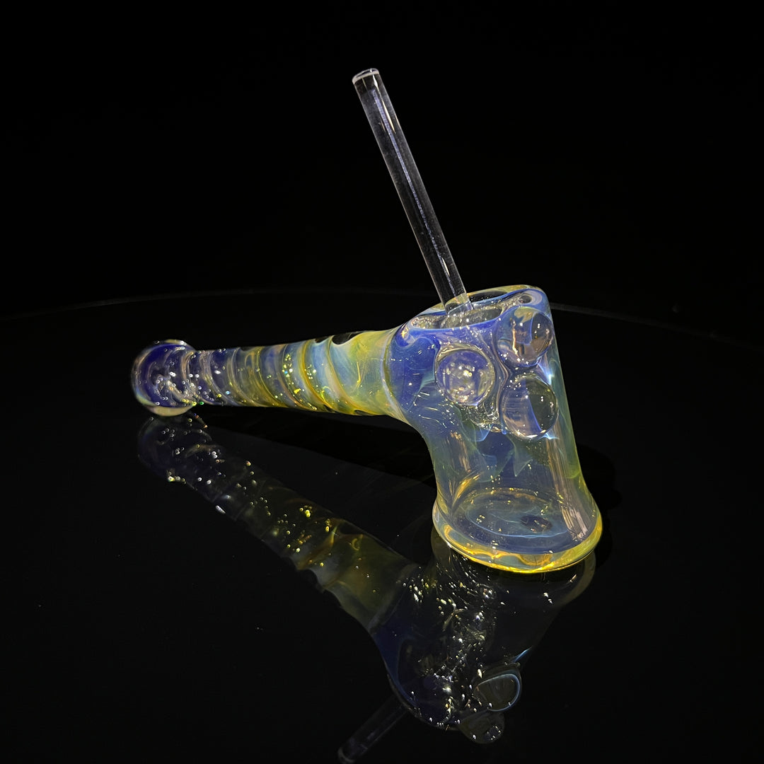 Gold Fumed Hash Hammer Glass Pipe Crondo Glassics