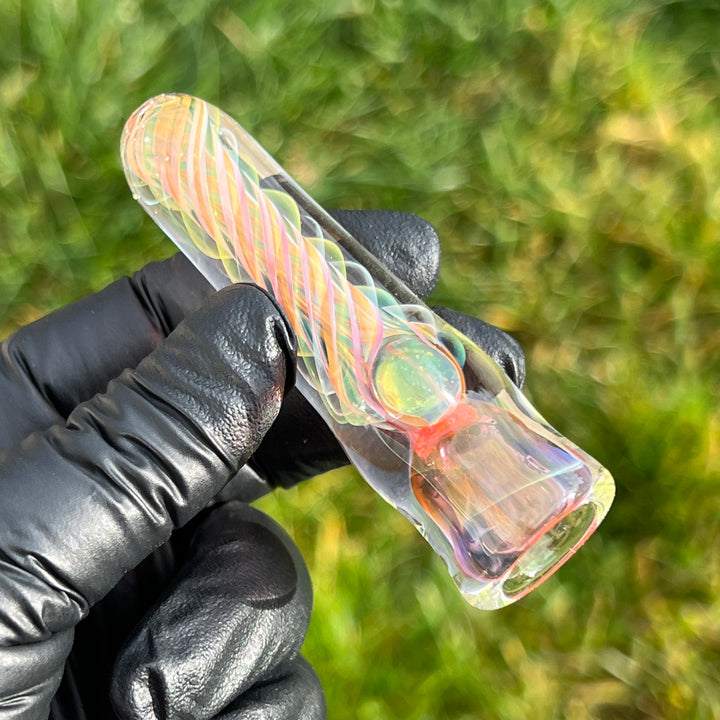 Thick Fume Chillum Glass Pipe Chuck Glass   