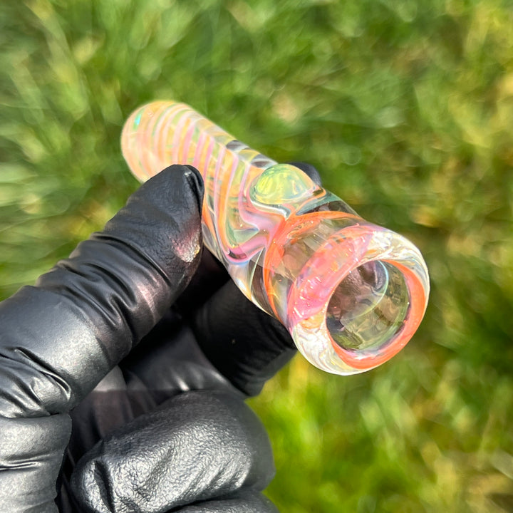 Thick Fume Chillum Glass Pipe Chuck Glass   