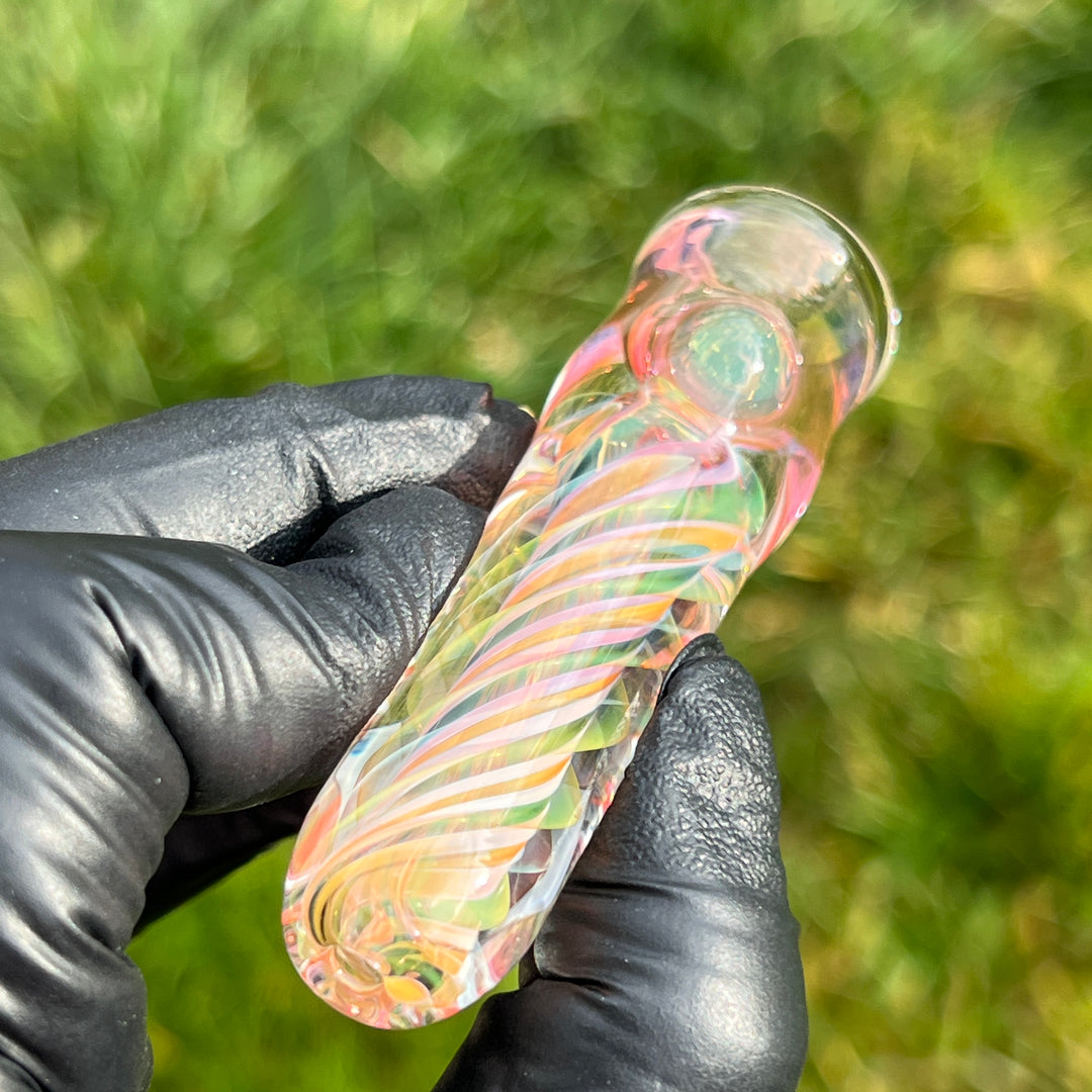 Thick Fume Chillum Glass Pipe Chuck Glass   