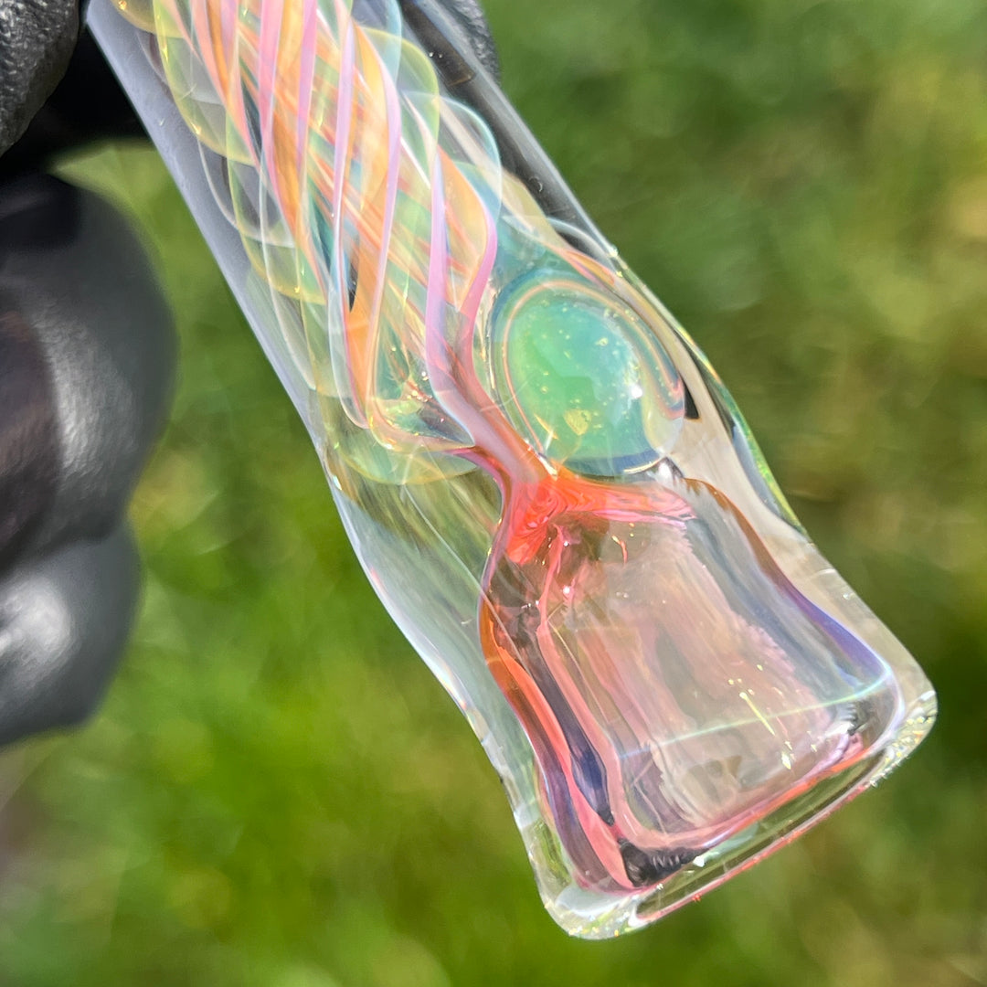 Thick Fume Chillum Glass Pipe Chuck Glass   