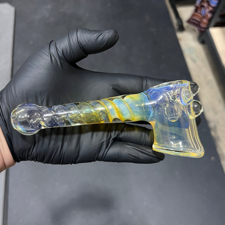 Gold Fumed Hash Hammer Glass Pipe Crondo Glassics