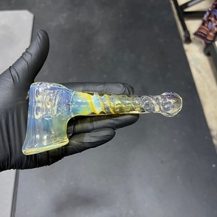 Gold Fumed Hash Hammer Glass Pipe Crondo Glassics