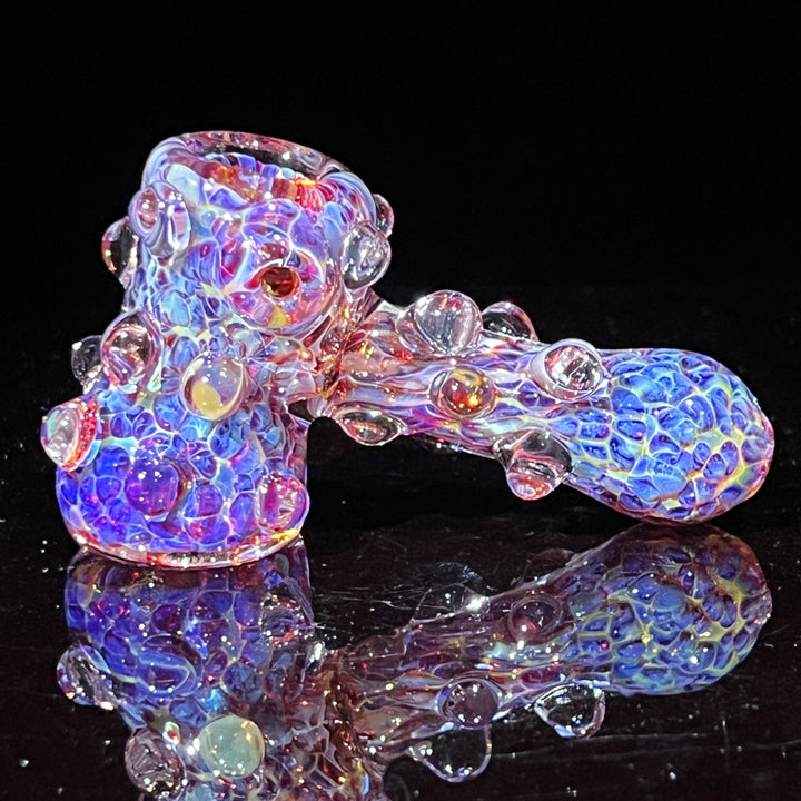 Purple Marble Hammer + Case Combo Glass Pipe TG   