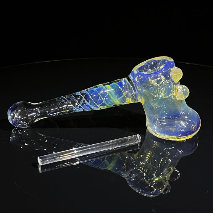 Gold Fumed Hash Hammer Glass Pipe Crondo Glassics