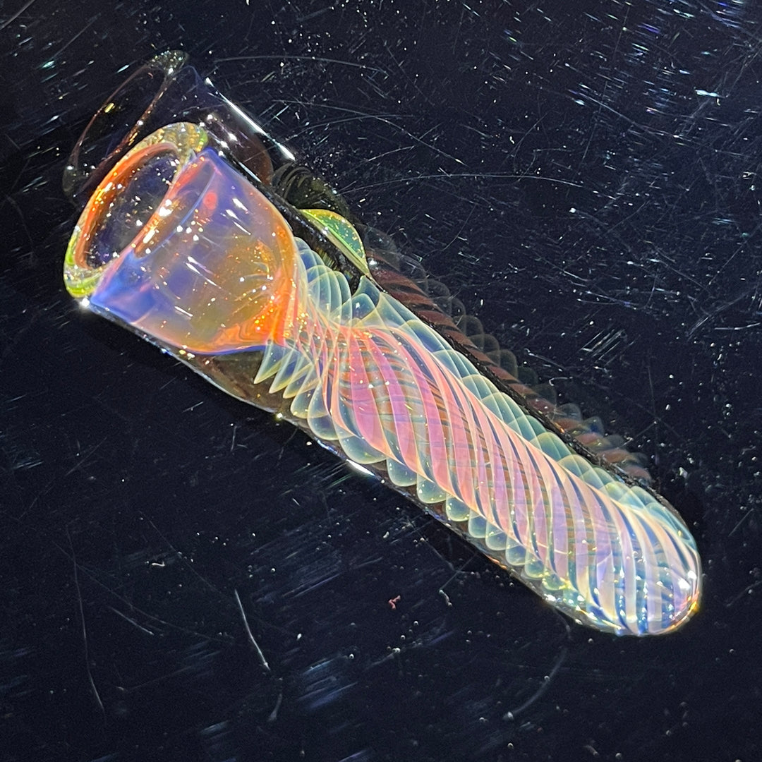 Thick Fume Chillum Glass Pipe Chuck Glass   