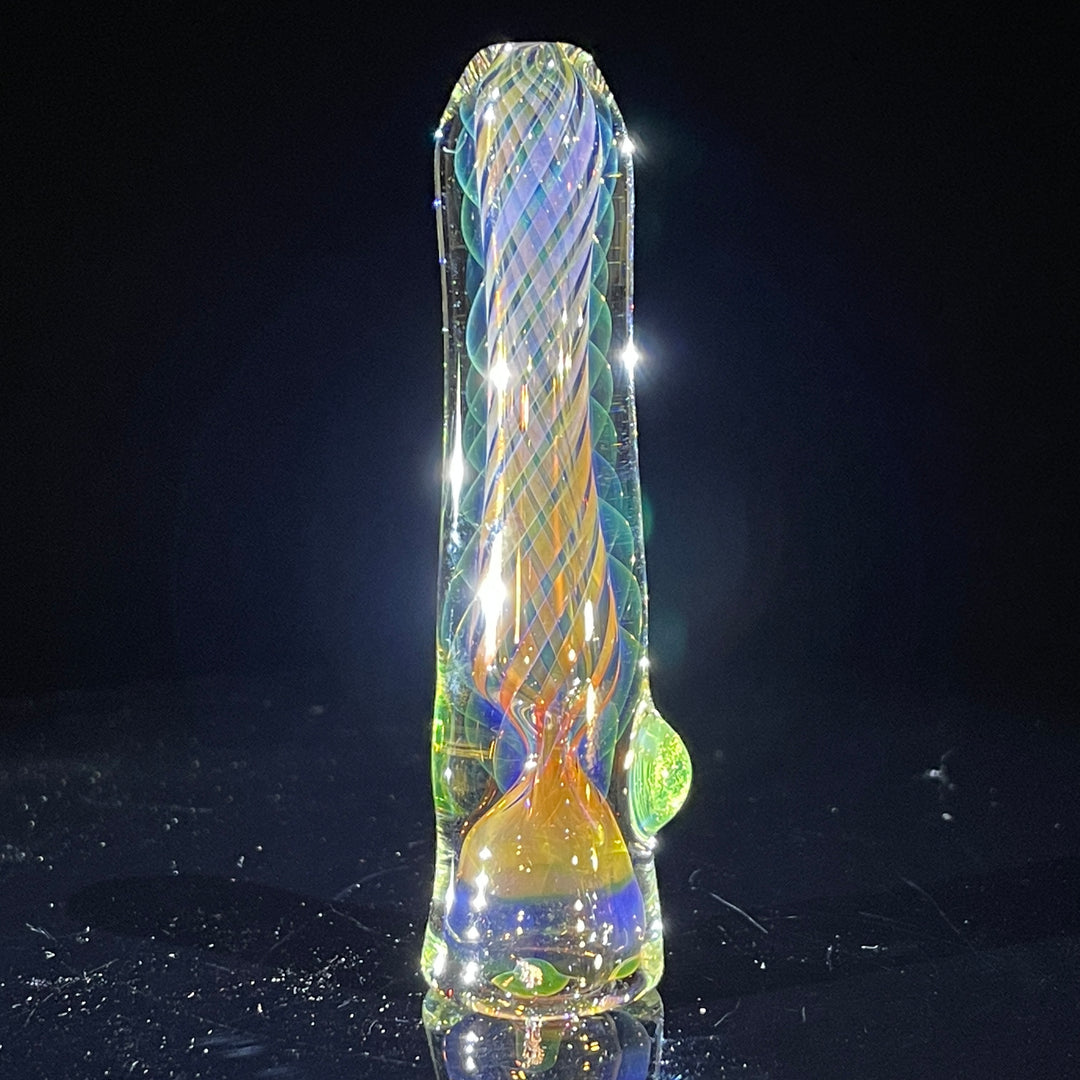 Thick Fume Chillum Glass Pipe Chuck Glass   