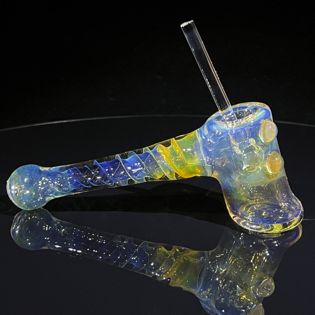 Gold Fumed Hash Hammer Glass Pipe Crondo Glassics