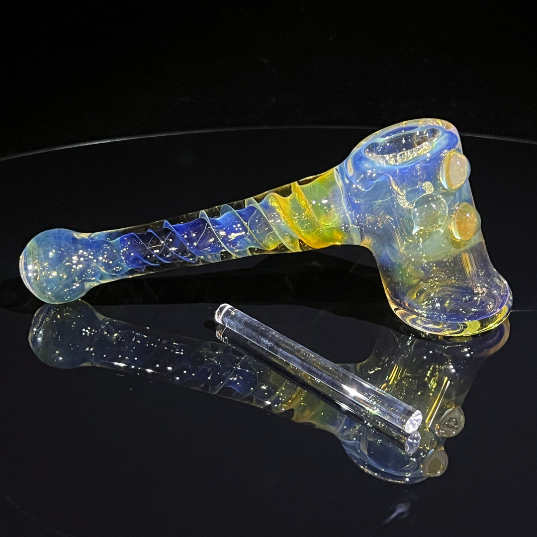 Gold Fumed Hash Hammer Glass Pipe Crondo Glassics