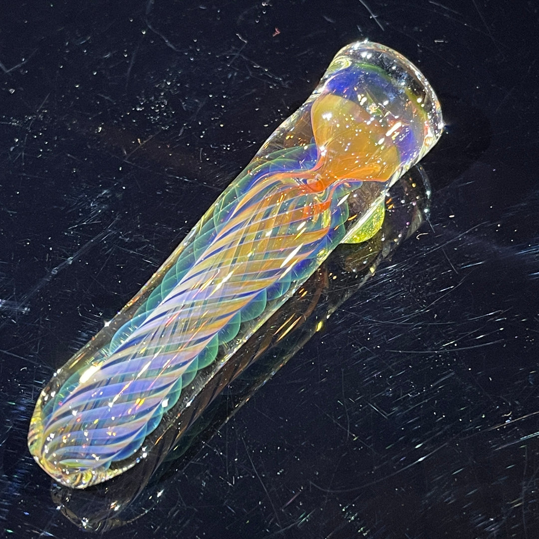 Thick Fume Chillum Glass Pipe Chuck Glass   