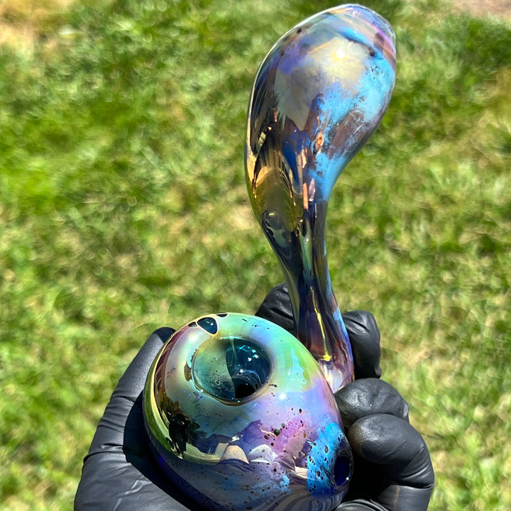 Water Color Sherlock Glass Pipe Street Kitty Glass   