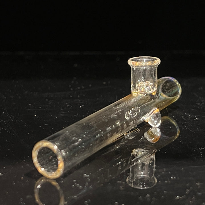 Silver Fume Shooter Glass Pipe Tako Glass   