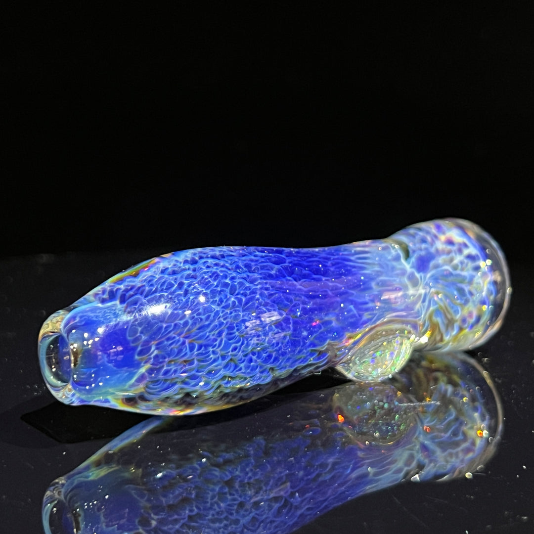 Purple Nebula Crushed Opal Chillum Glass Pipe Tako Glass   