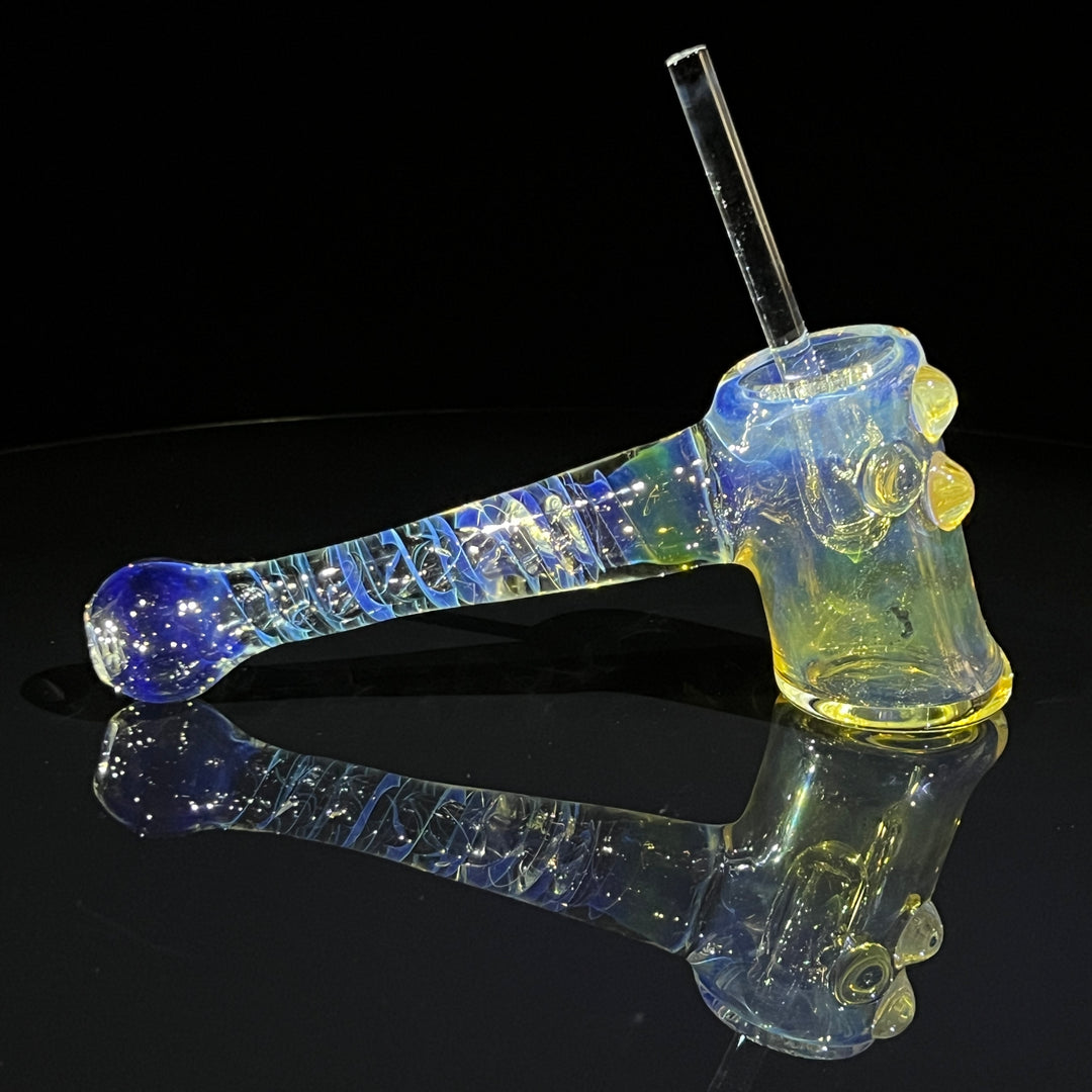 Gold Fumed Hash Hammer Glass Pipe Crondo Glassics