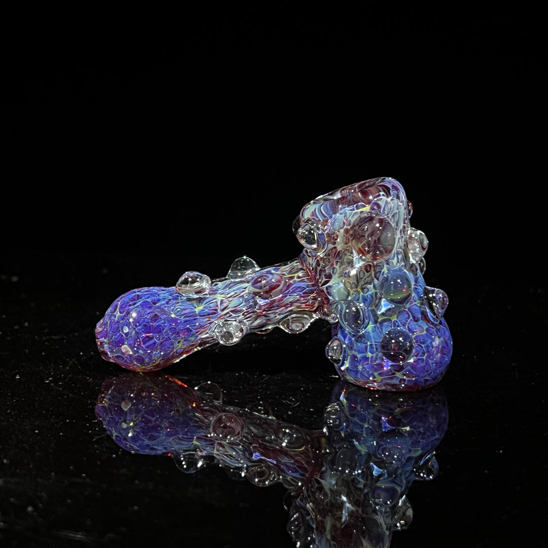 Purple Marble Hammer + Case Combo Glass Pipe TG   