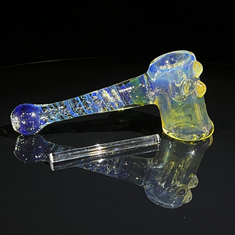 Gold Fumed Hash Hammer Glass Pipe Crondo Glassics