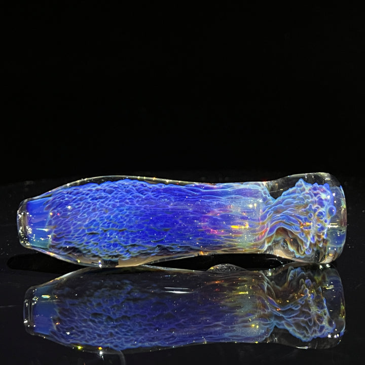 Purple Nebula Crushed Opal Chillum Glass Pipe Tako Glass   