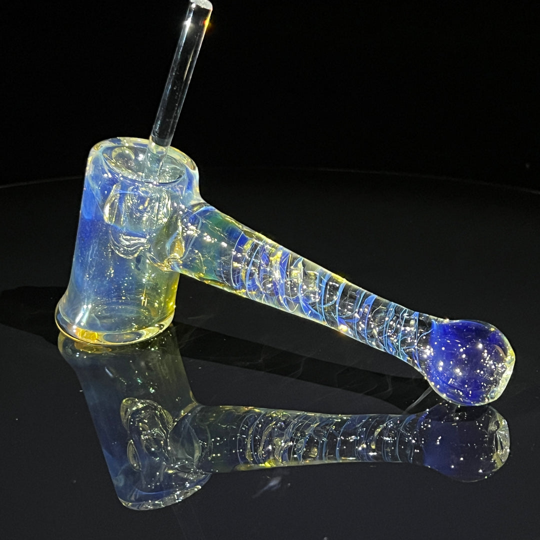 Gold Fumed Hash Hammer Glass Pipe Crondo Glassics