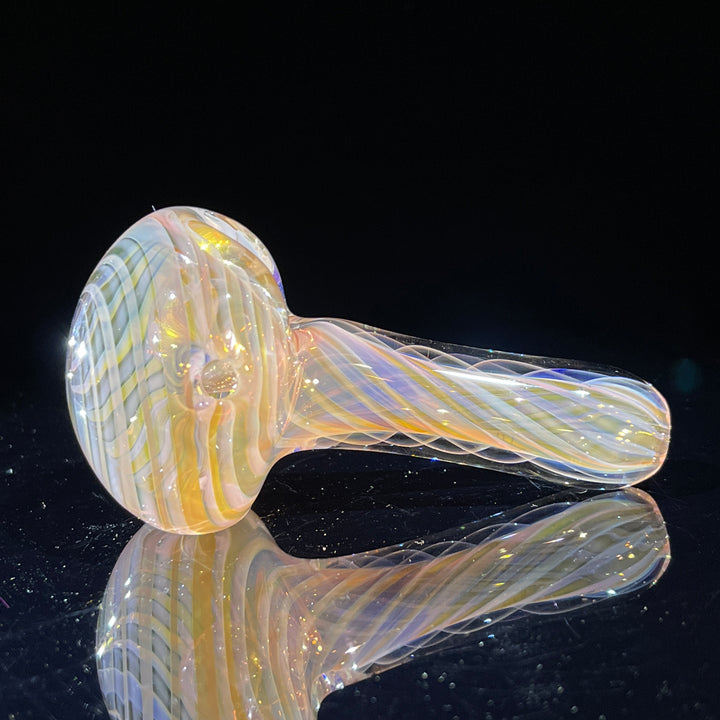 Thick Fume Pipe Pink Slyme Marble Glass Pipe Chuck Glass   