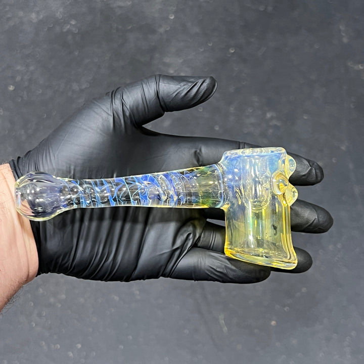 Gold Fumed Hash Hammer Glass Pipe Crondo Glassics