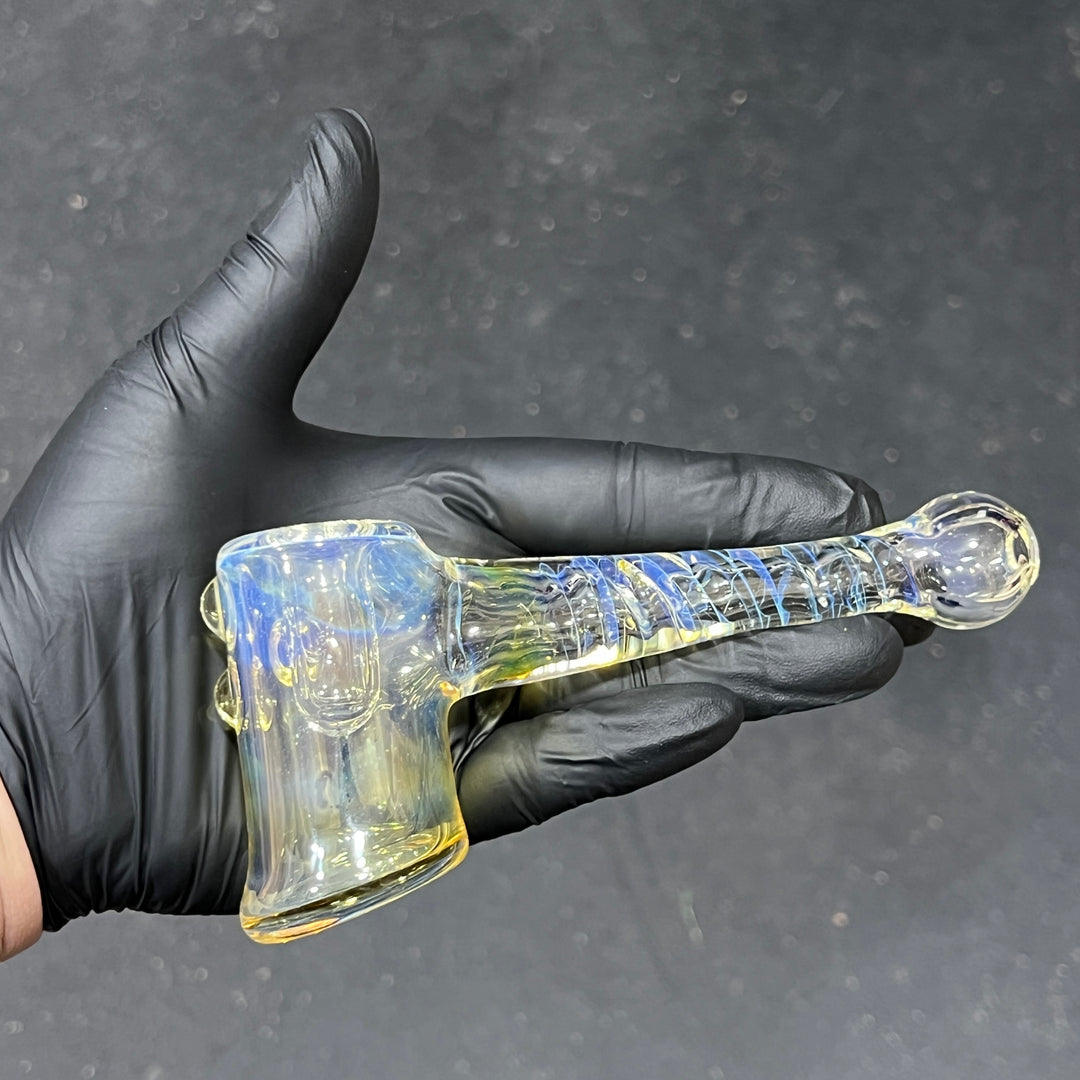 Gold Fumed Hash Hammer Glass Pipe Crondo Glassics