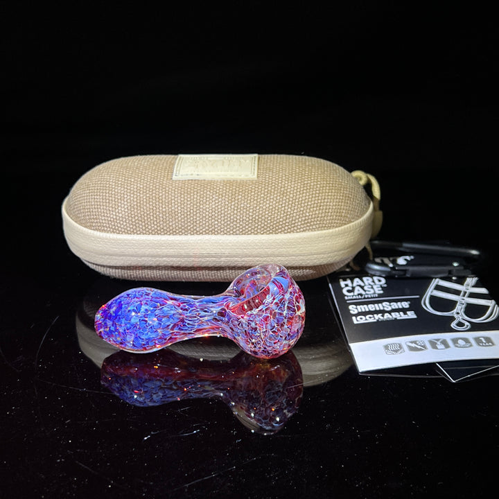 Purple Peanut Pipe + Case Combo Glass Pipe TG   