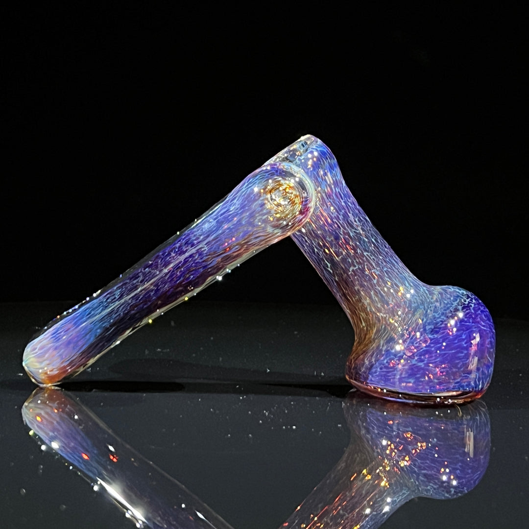 Thick Purple Sidecar Bubbler Glass Pipe Chuck Glass