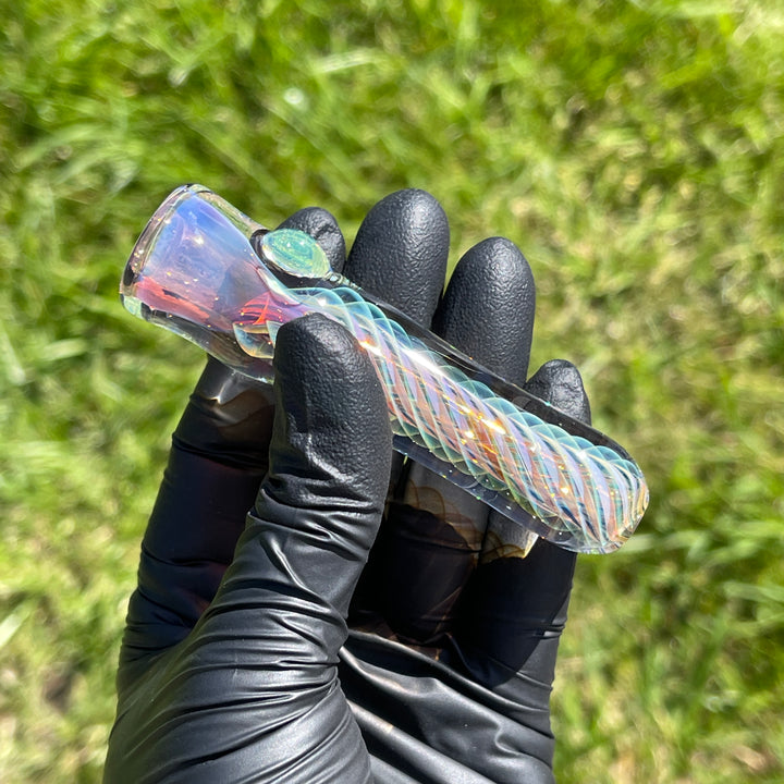 Thick Fume Chillum Glass Pipe Chuck Glass   