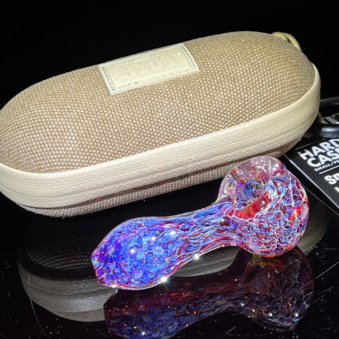 Purple Peanut Pipe + Case Combo Glass Pipe TG   