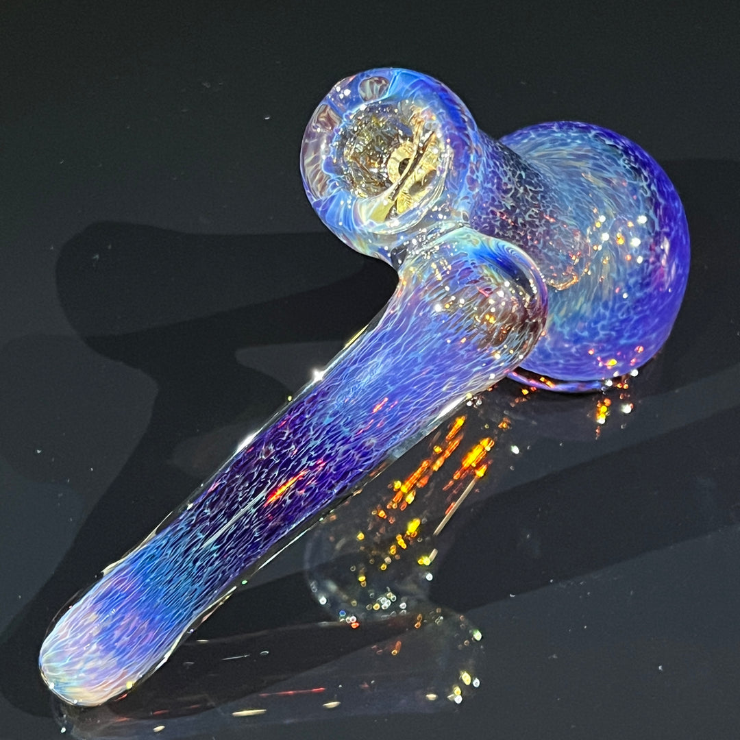 Thick Purple Sidecar Bubbler Glass Pipe Chuck Glass