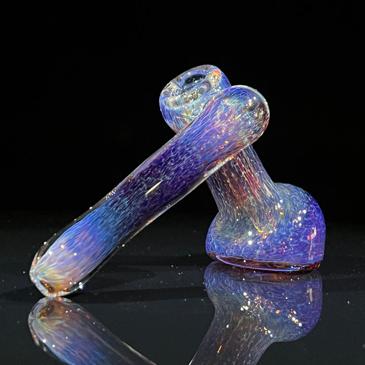 Thick Purple Sidecar Bubbler Glass Pipe Chuck Glass