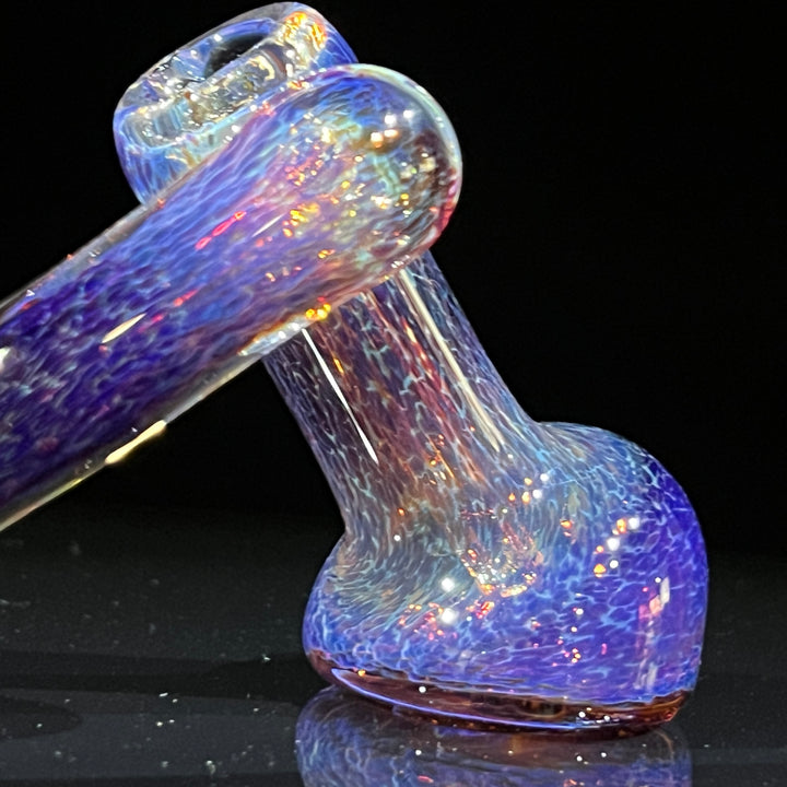 Thick Purple Sidecar Bubbler Glass Pipe Chuck Glass