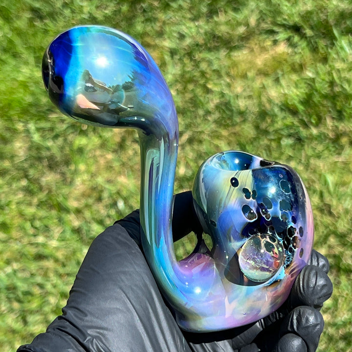 Water Color Sherlock Glass Pipe Street Kitty Glass   