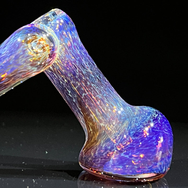 Thick Purple Sidecar Bubbler Glass Pipe Chuck Glass