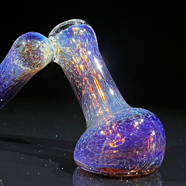 Thick Purple Sidecar Bubbler Glass Pipe Chuck Glass