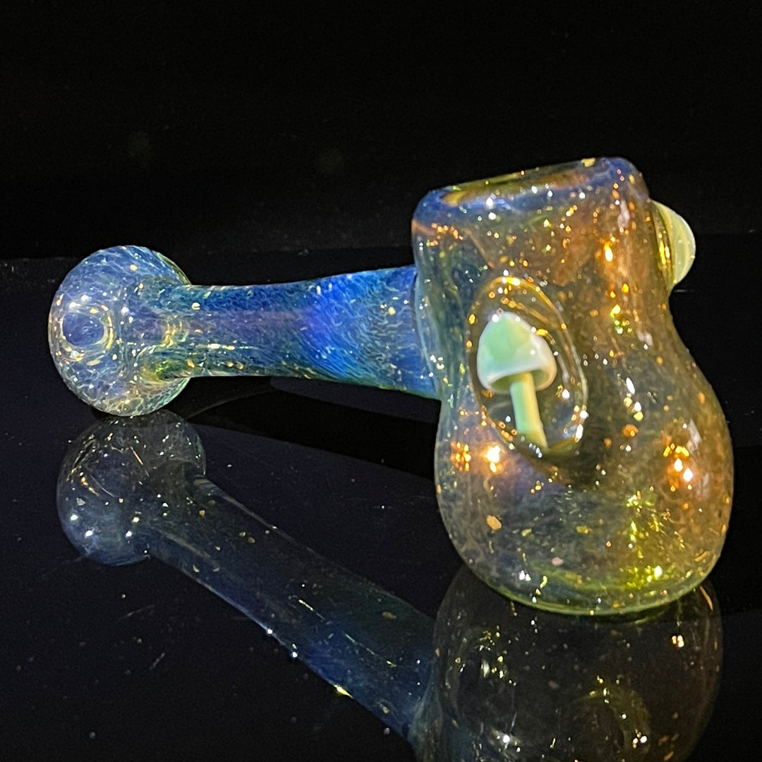 Green Mushroom Hammer Glass Pipe Beezy Glass   