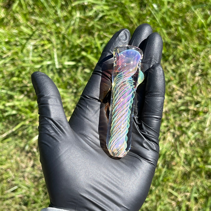 Thick Fume Chillum Glass Pipe Chuck Glass   