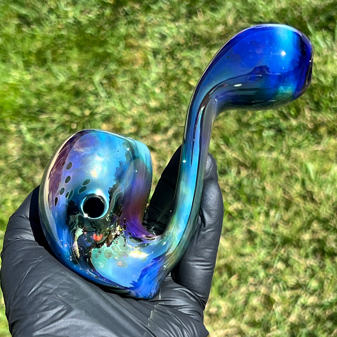 Water Color Sherlock Glass Pipe Street Kitty Glass   