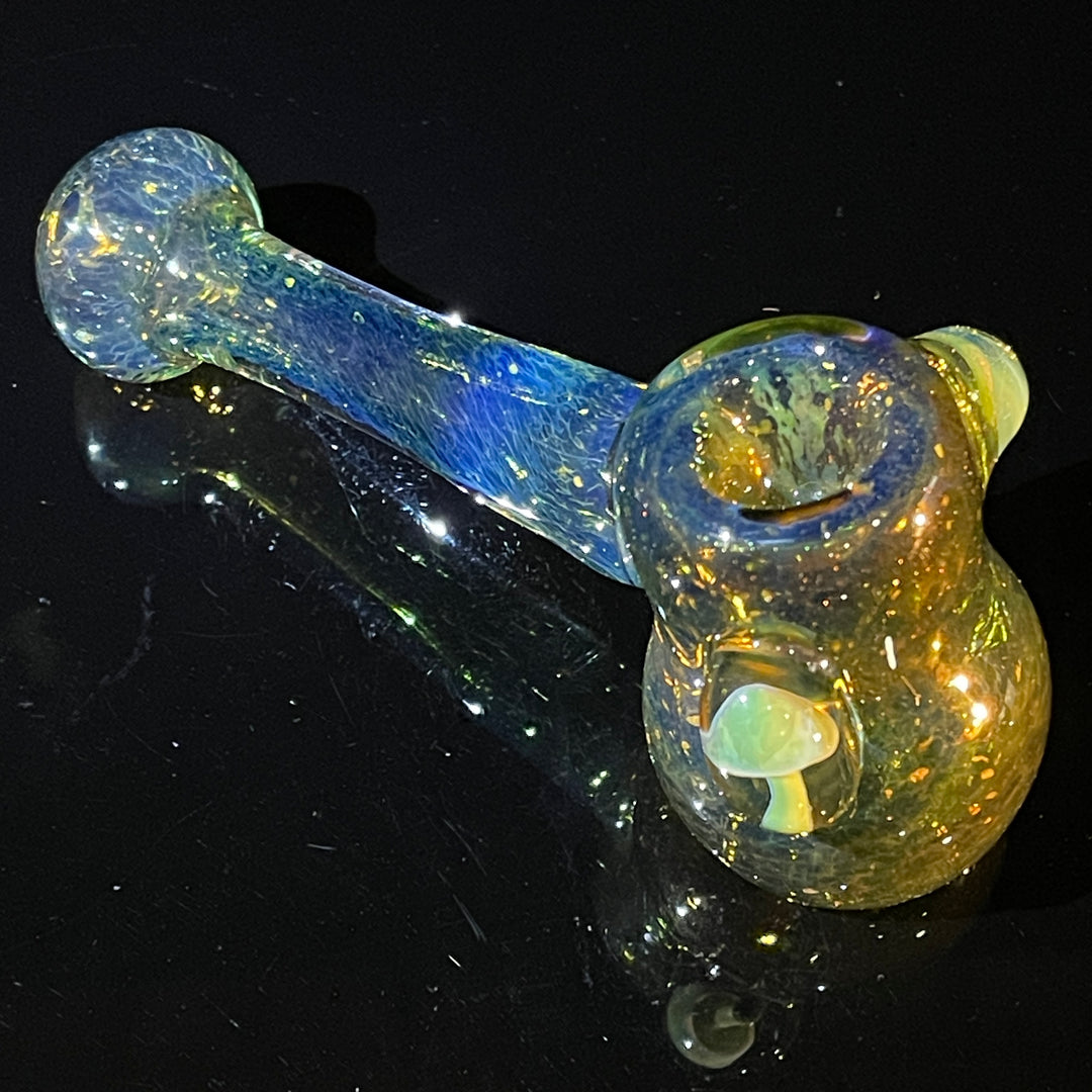 Green Mushroom Hammer Glass Pipe Beezy Glass   